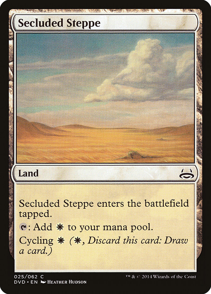 Secluded Steppe (Divine vs. Demonic) [Duel Decks Anthology] 