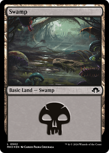 Swamp (0502) (Ripple Foil) [Modern Horizons 3] 