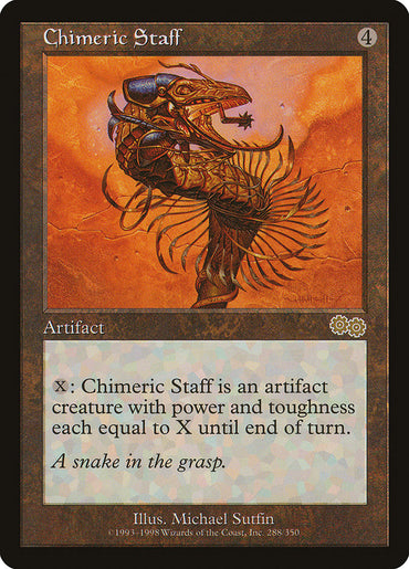 Chimeric Staff [Urza's Saga] 