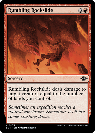 Rumbling Rockslide [The Lost Caverns of Ixalan] 