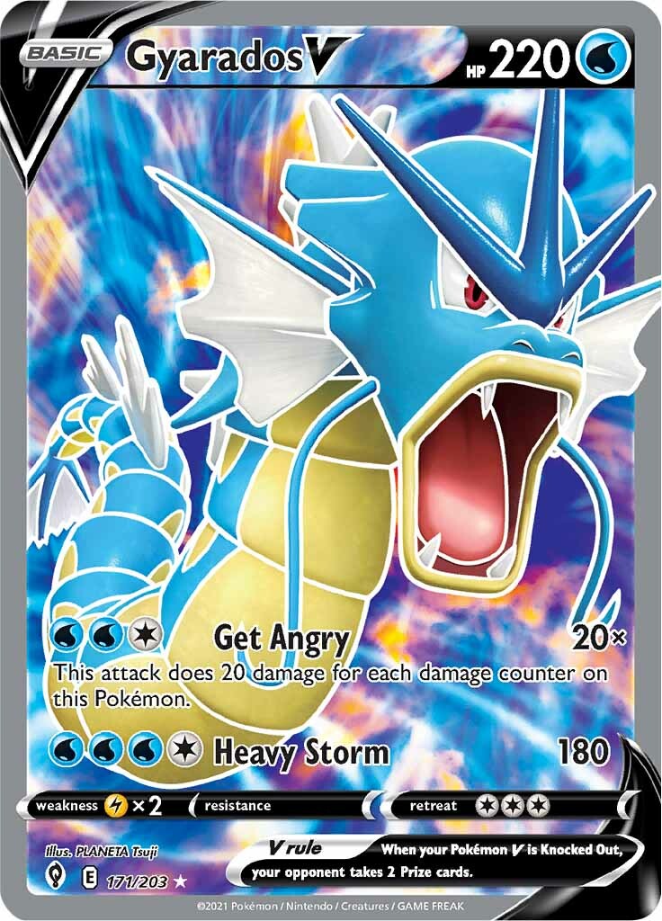 Gyarados V (171/203) [Sword & Shield: Evolving Skies]