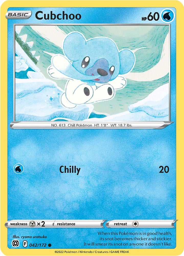 Cubchoo (042/172) [Sword &amp; Shield: Brilliant Stars] 