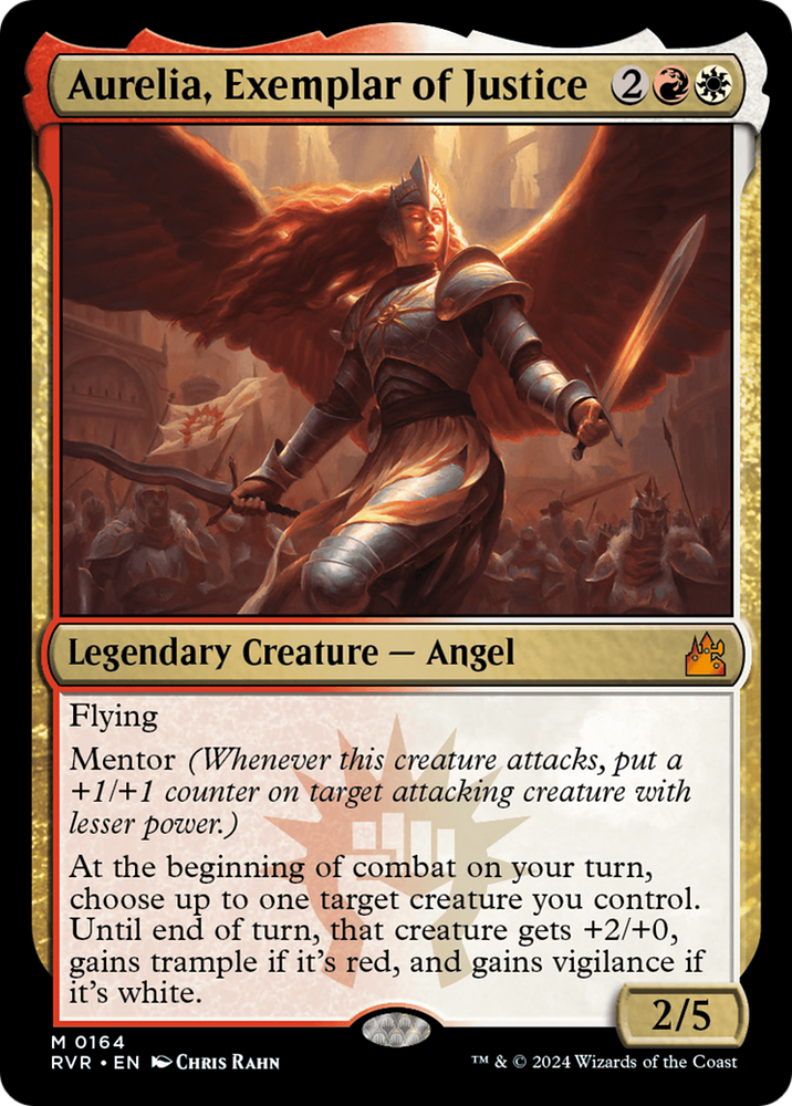 Aurelia, Exemplar of Justice [Ravnica Remastered] 