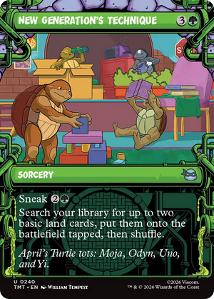 New Generation's Technique (Showcase) [Teenage Mutant Ninja Turtles]