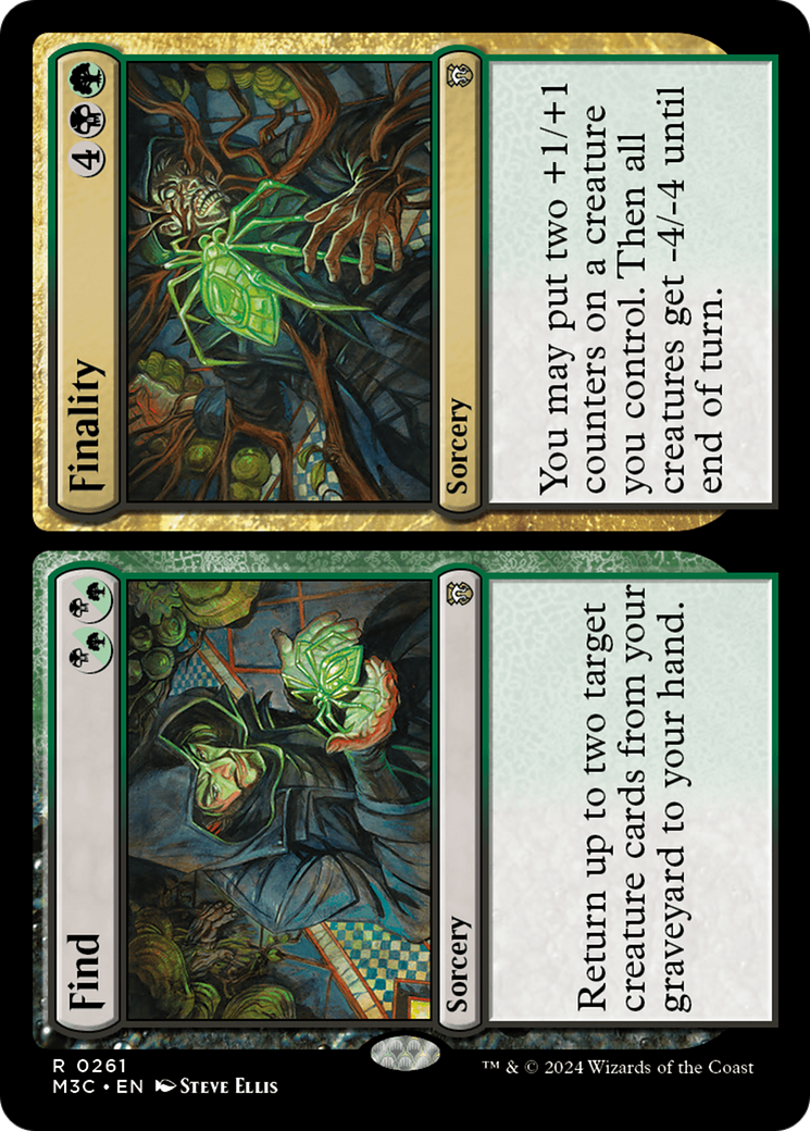 Find // Finality (Ripple Foil) [Modern Horizons 3 Commander] 