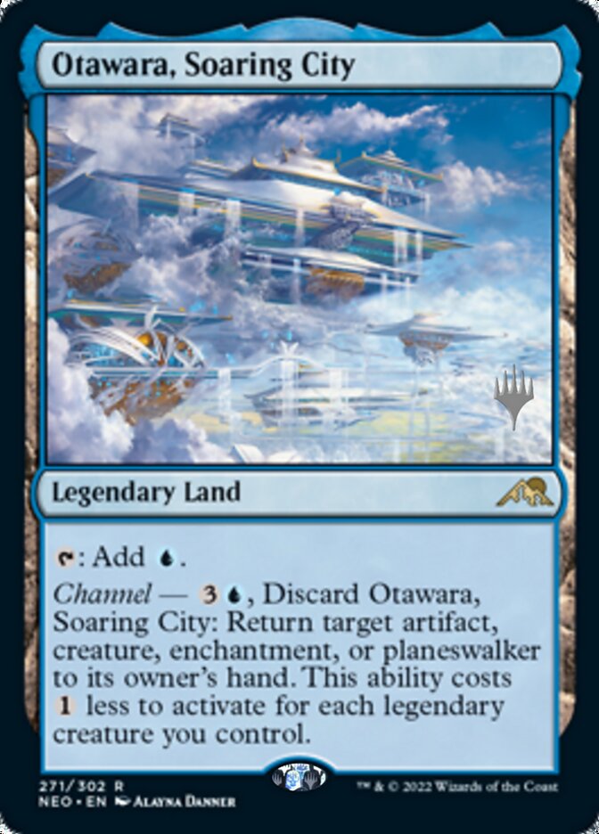 Otawara, Soaring City (Promo Pack) [Kamigawa: Neon Dynasty Promos] 