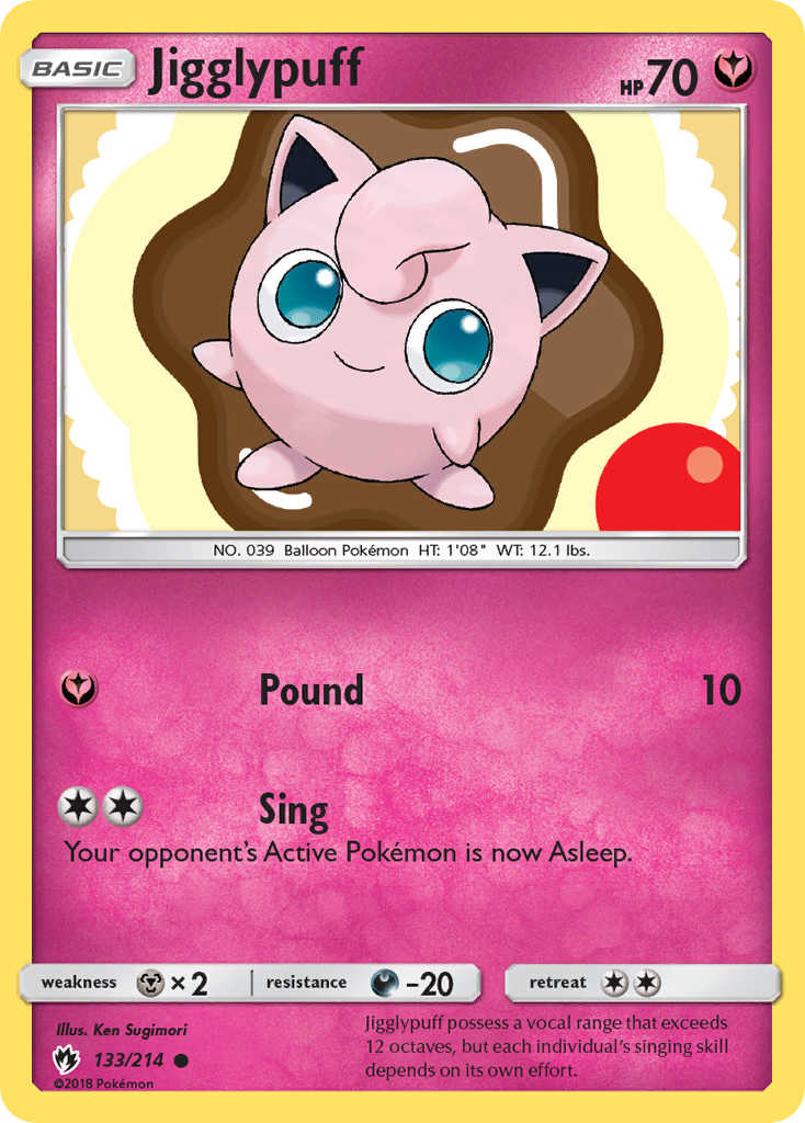 Jigglypuff (133/214) [Sun & Moon: Lost Thunder] 