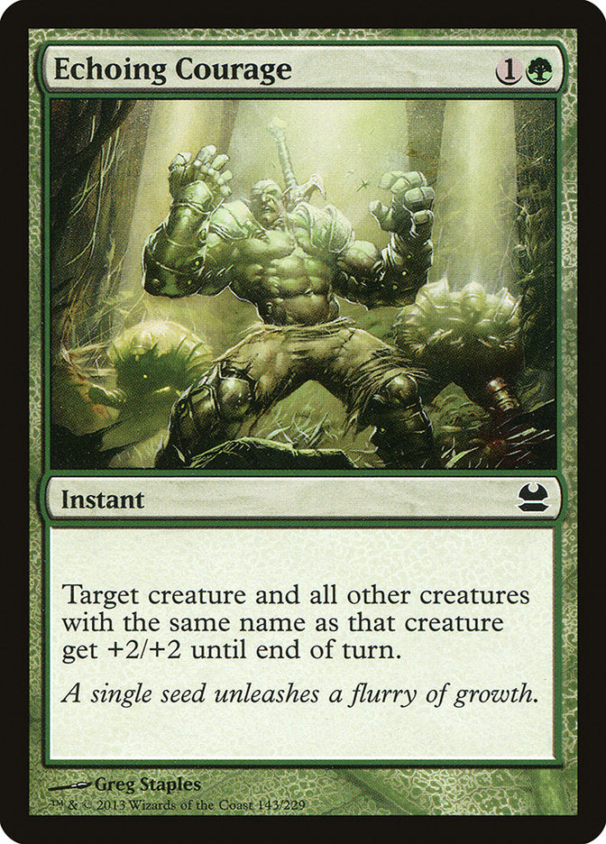 Echoing Courage [Modern Masters] 