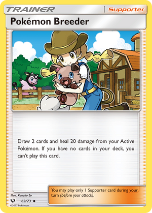 Pokemon Breeder (63/73) [Sun &amp; Moon: Shining Legends] 