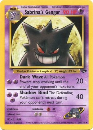 Sabrina's Gengar (29/132) [Gym Challenge Unlimited] 