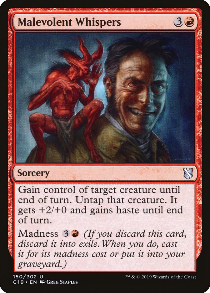 Malevolent Whispers [Commander 2019] 