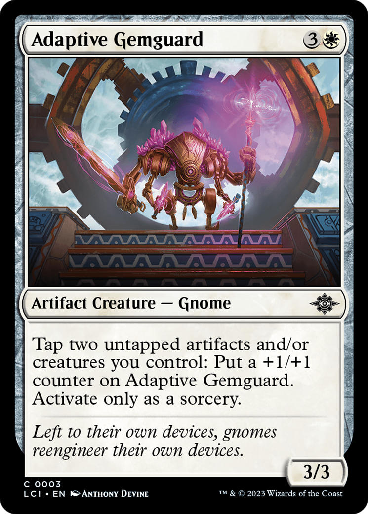 Adaptive Gemguard [The Lost Caverns of Ixalan] 