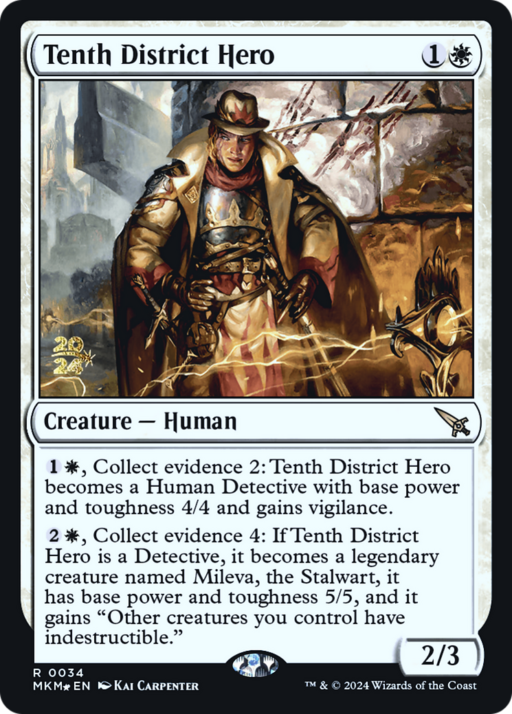 Tenth District Hero [Murders at Karlov Manor Prerelease Promos] 