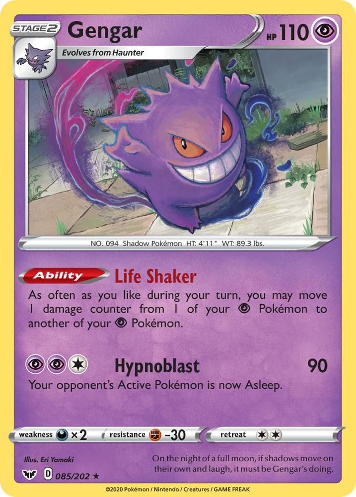 Gengar (085/202) [Sword &amp; Shield: Base Set] 