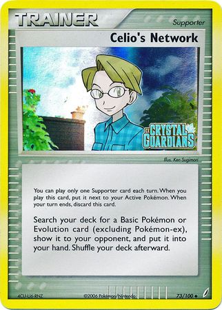 Celio's Network (73/100) (Stamped) [EX: Crystal Guardians] 