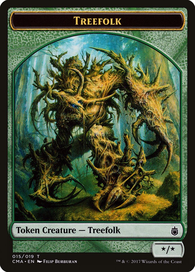 Treefolk Token [Order Anthology Tokens] 