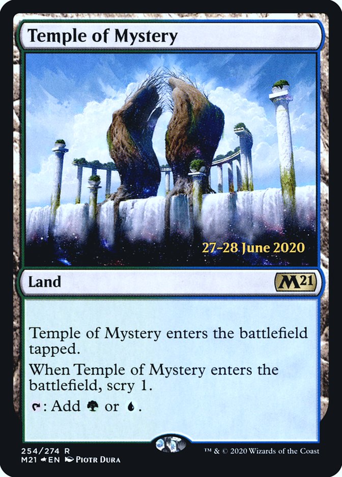 Temple of Mystery [Core Set 2021 Prerelease Promos] 