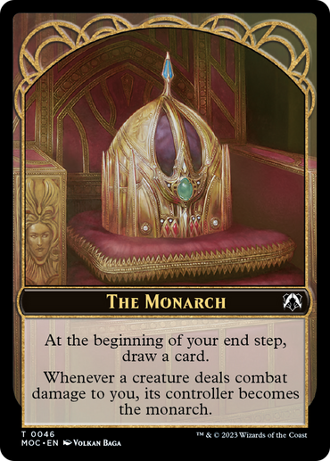 The Monarch // Shapeshifter Double-Sided Token [March of the Machine Commander Tokens] 