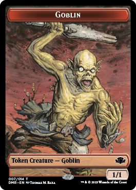 Goblin // Sheep Double-Sided Token [Dominaria Remastered Tokens] 