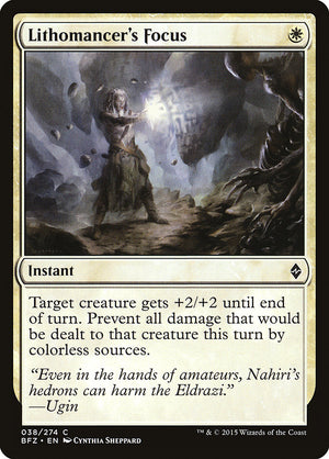 Lithomancer's Focus [Battle for Zendikar] 