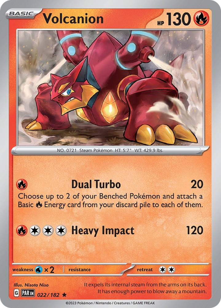 Volcanion (022/182) [Scarlet &amp; Violet: Paradox Rift] 