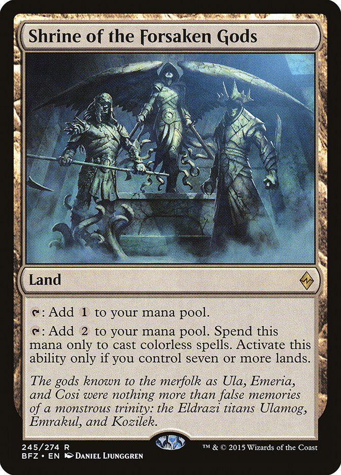 Shrine of the Forsaken Gods [Battle for Zendikar] 