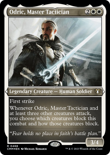 Odric, Master Tactician (Foil Etched) [Commander Masters] 