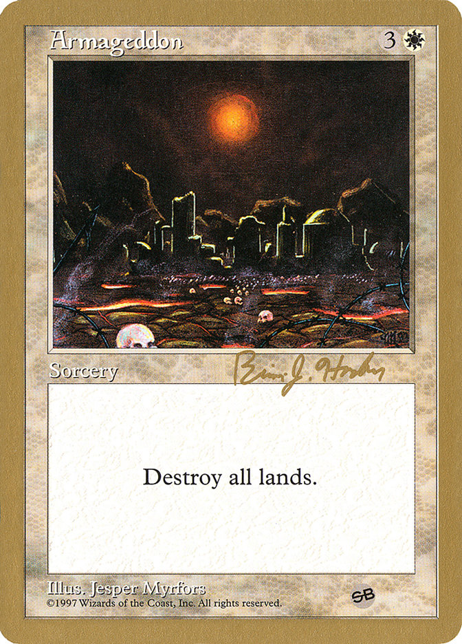 Armageddon (Brian Hacker) (SB) [World Championship Decks 1998] 