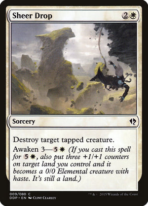 Sheer Drop [Duel Decks: Zendikar vs. Eldrazi] 