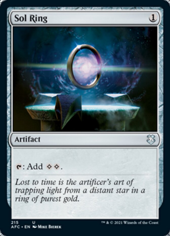Sol Ring [Dungeons &amp; Dragons: Adventures in the Forgotten Realms Commander] 