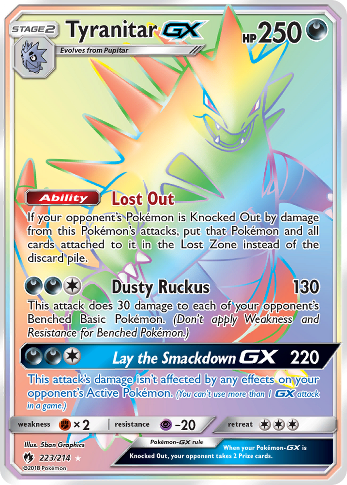 Tyranitar GX (223/214) [Sun &amp; Moon: Lost Thunder] 