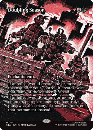 Doubling Season (Borderless) [Teenage Mutant Ninja Turtles Eternal-Legal]