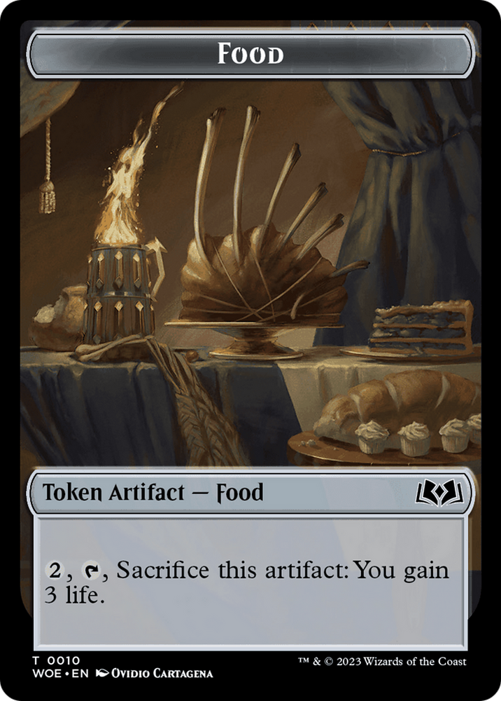 Mouse // Food (0010) Double-Sided Token [Wilds of Eldraine Tokens] 