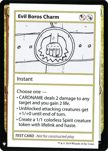 Evil Boros Charm [Mystery Booster Playtest Cards]