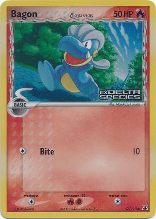 Bagon (57/113) (Delta Species) (Stamped) [EX: Delta Species]