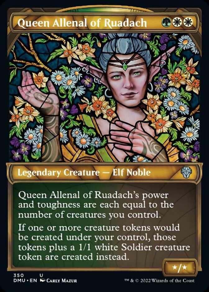 Queen Allenal of Ruadach (Showcase Textured) [Dominaria United]