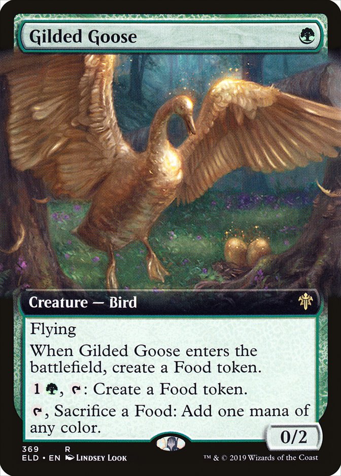 Gilded Goose (Extended Art) [Throne of Eldraine]