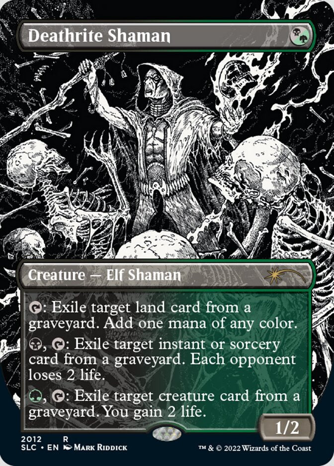 Deathrite Shaman (Borderless) [Secret Lair 30th Anniversary Countdown Kit] 