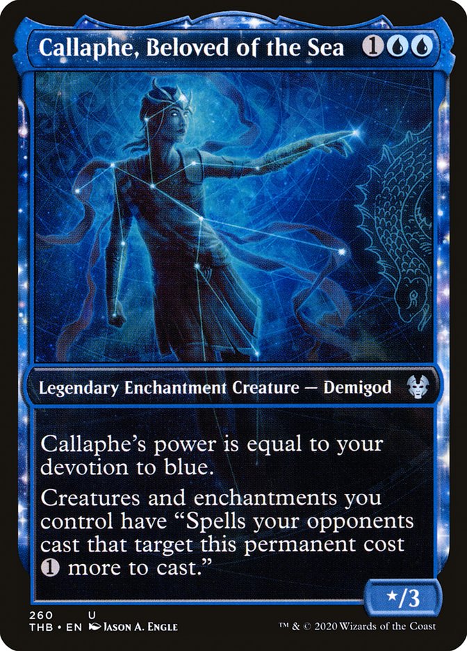 Callaphe, Beloved of the Sea (Showcase) [Theros Beyond Death] 