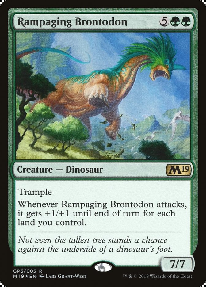 Rampaging Brontodon [Magic 2019 Gift Pack] 