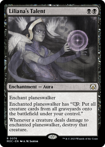 Liliana's Talent [March of the Machine Commander] 