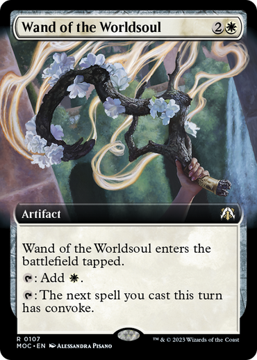 Wand of the Worldsoul (Extended Art) [March of the Machine Commander] 