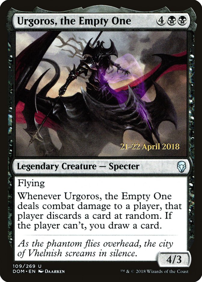 Urgoros, the Empty One [Dominaria Prerelease Promos] 