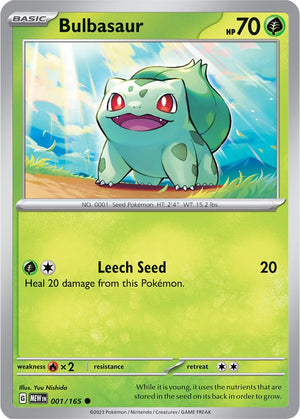 Bulbasaur (001/165) [Scarlet &amp; Violet: 151] 