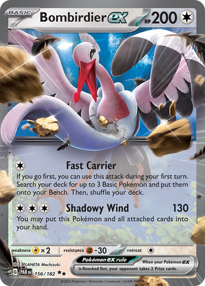 Bombirdier ex (156/182) [Scarlet &amp; Violet: Paradox Rift] 