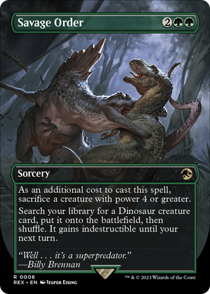 Savage Order (Borderless) [Jurassic World Collection] 
