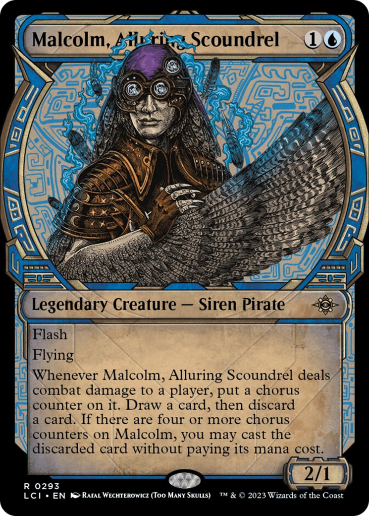 Malcolm, Alluring Scoundrel (Showcase) [The Lost Caverns of Ixalan] 