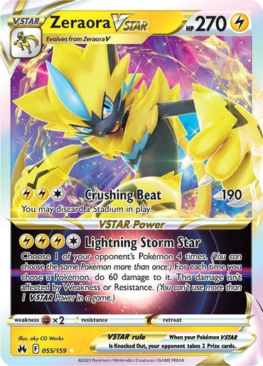 Zeraora VSTAR (055/159) [Sword &amp; Shield: Crown Zenith] 