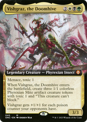 Vishgraz, the Doomhive (Extended Art) [Phyrexia: All Will Be One Commander] 