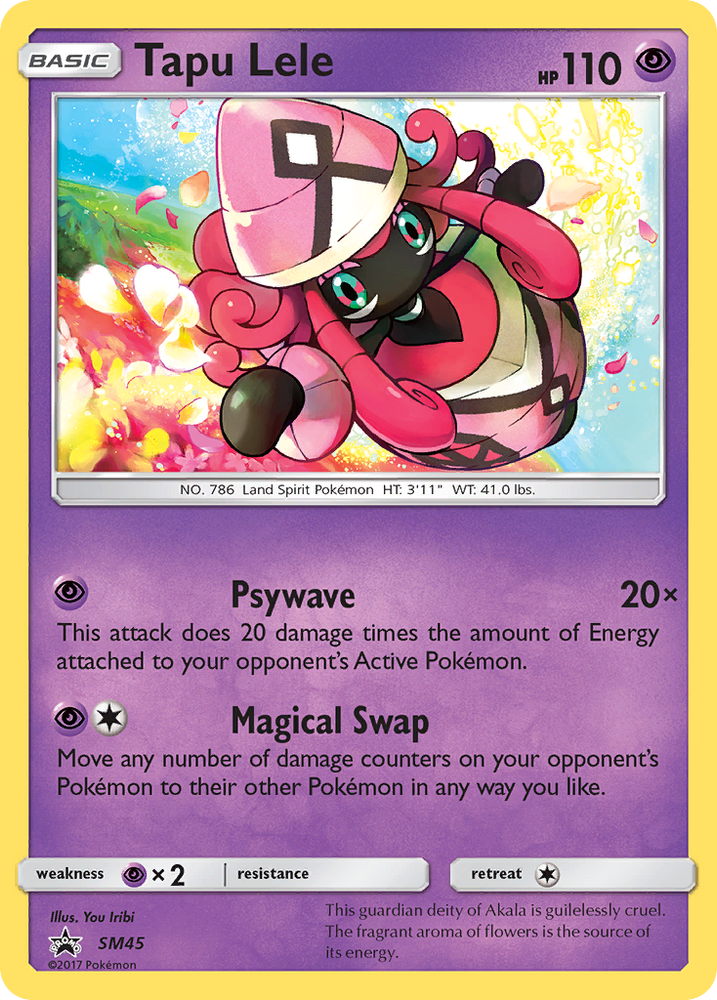 Tapu Lele (SM45) [Sun &amp; Moon: Black Star Promos] 